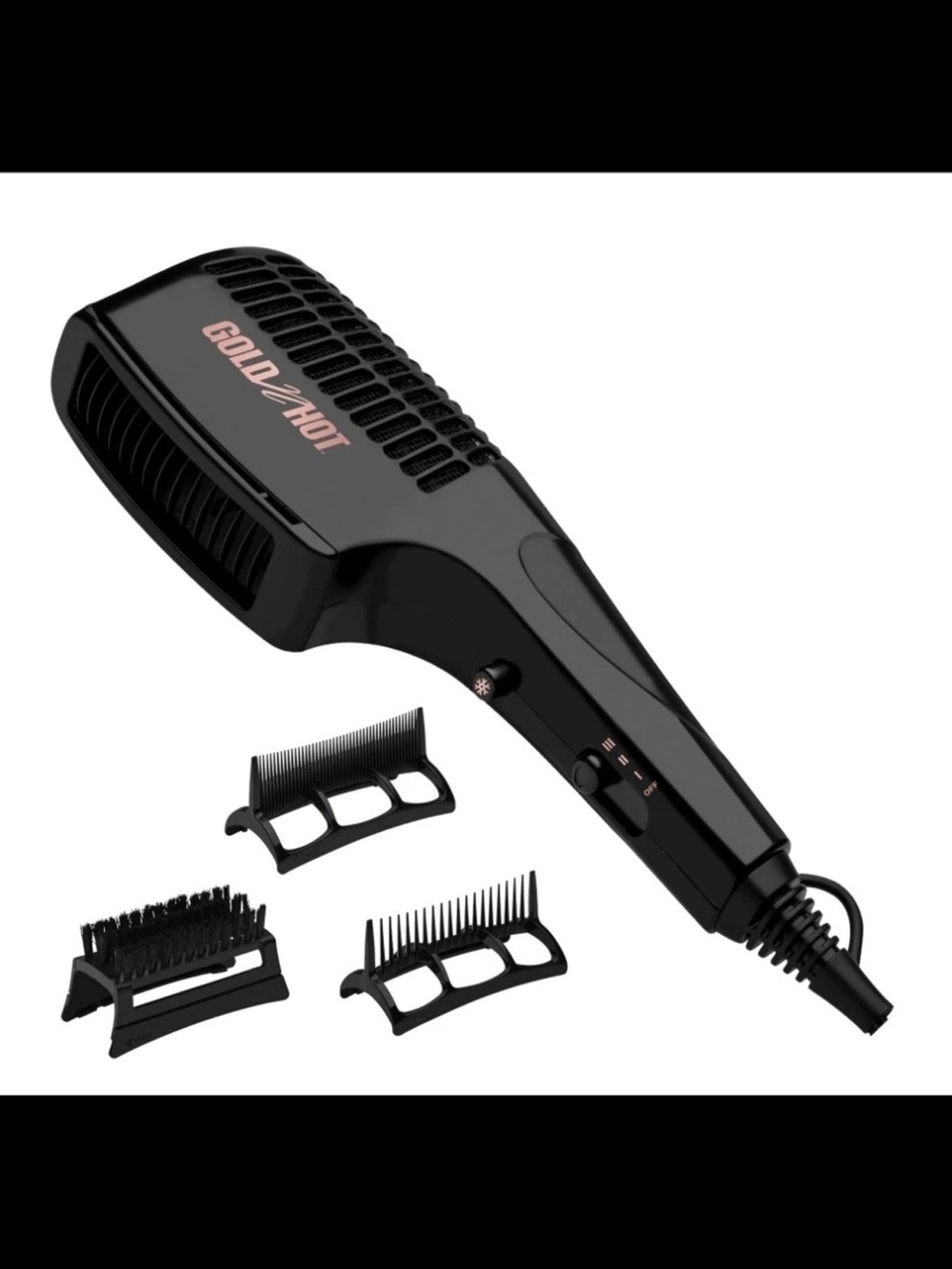 Gold 'N Hot 1875W Multi-Use Styler Dryer with 3 Attachments Model GH2605 - Picture 3 of 3